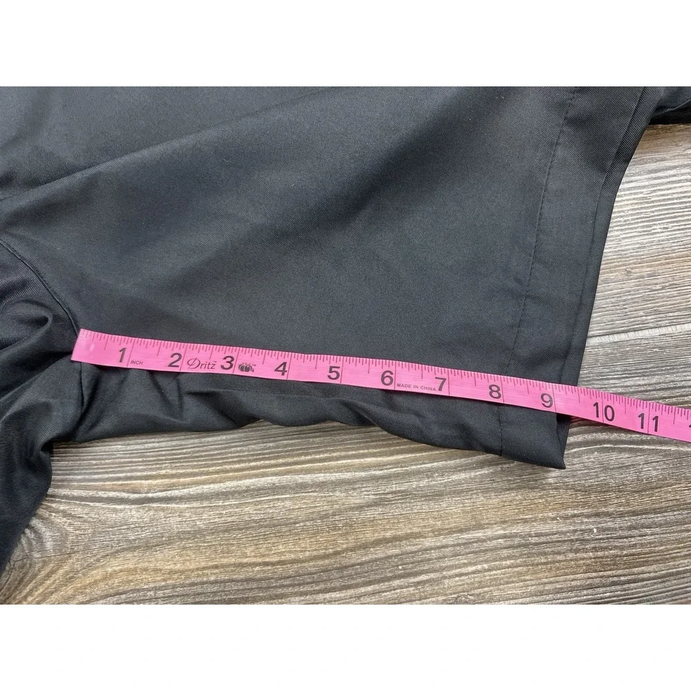 NWT Tourmax Size 42/9 Men's Black Golf Shorts Flat Front Chino Casual Resort‎